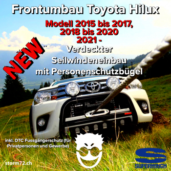 Seilwindensystem Superwinch SX Series 10SR (5Tonnen) für Toyota Hilux Model 2021 +